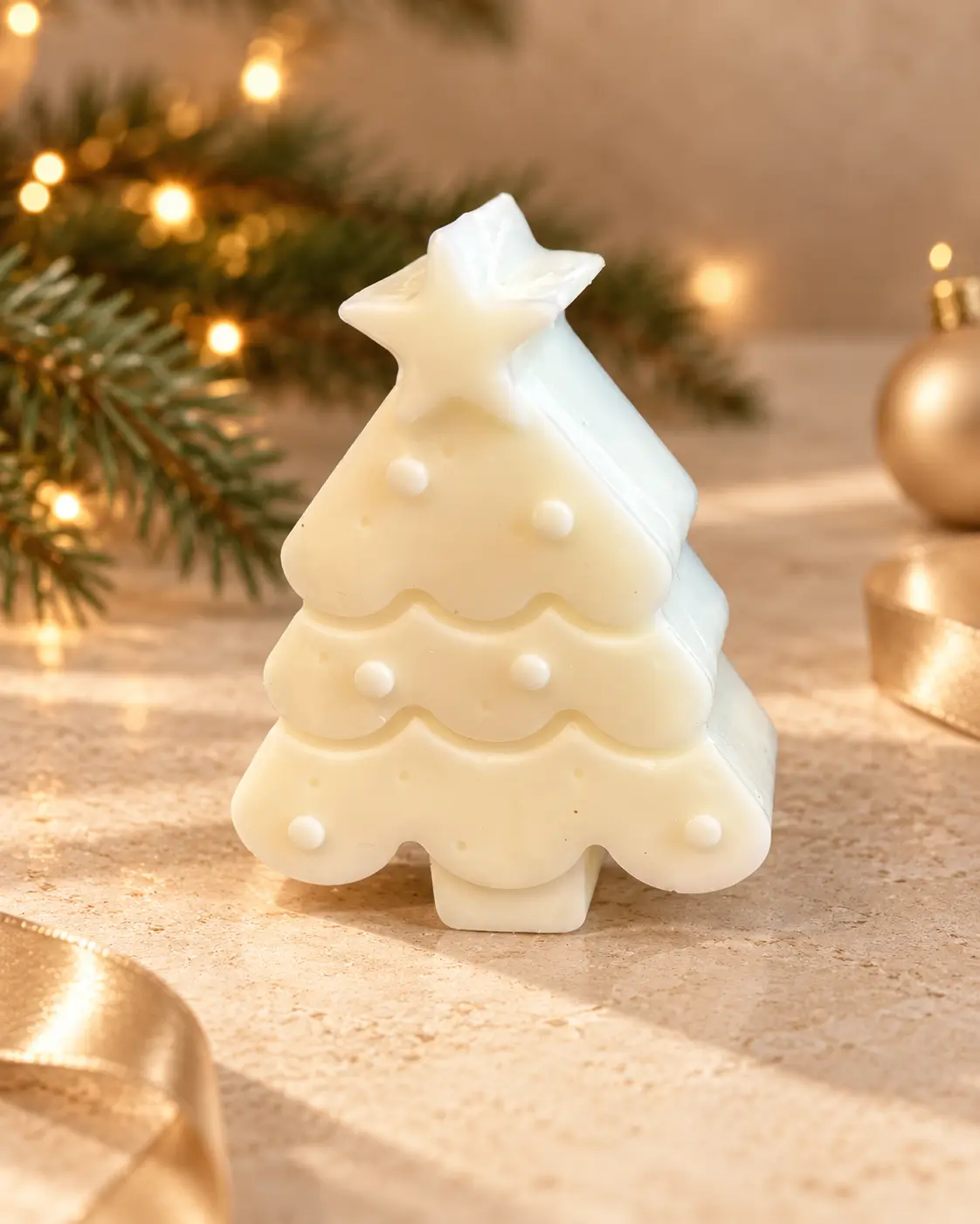 Árvore de Natal com enfeites