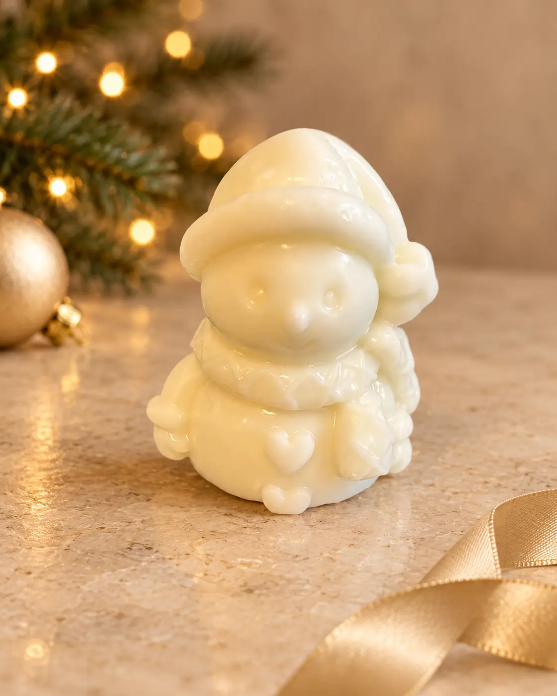Boneco de neve com coração