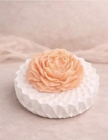 Flor de Vênus — flor com base texturizada
